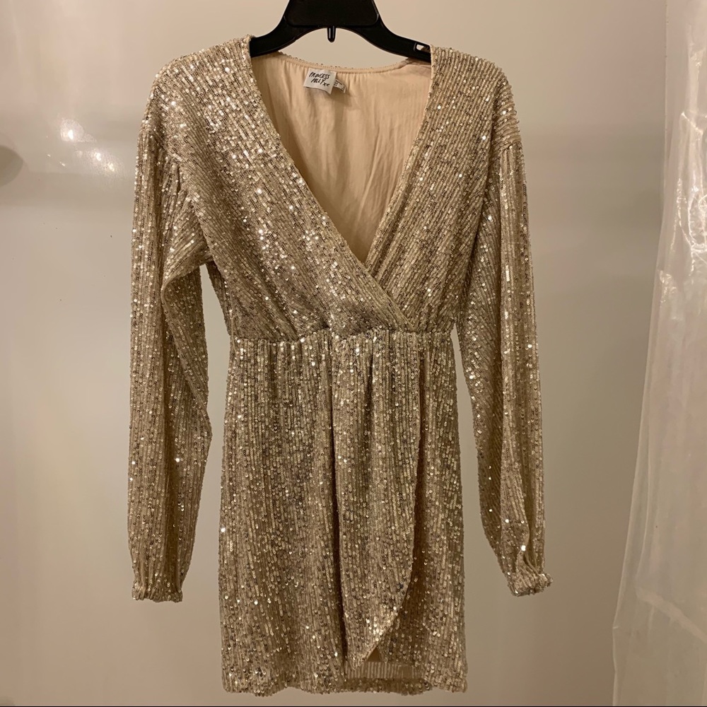 Princess Polly Dancing Queen Sequin Mini Dress